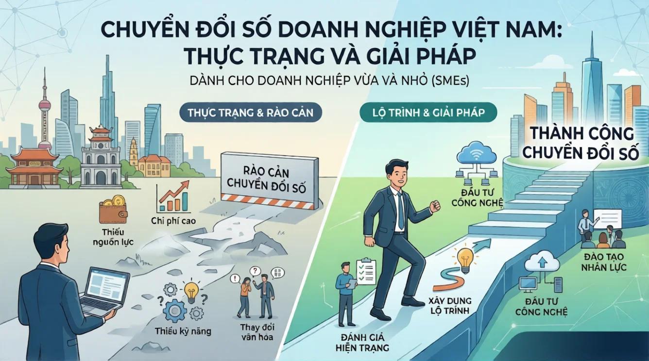 Digital Transformation in Vietnamese Enterprises: Current State and Solutions